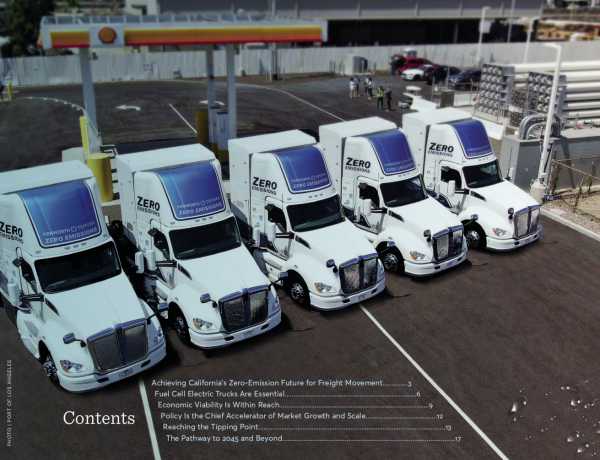美國加州發布新的8級重型燃料電池卡車基礎文件 美國加州發布新的8級重型燃料電池卡車基礎文件