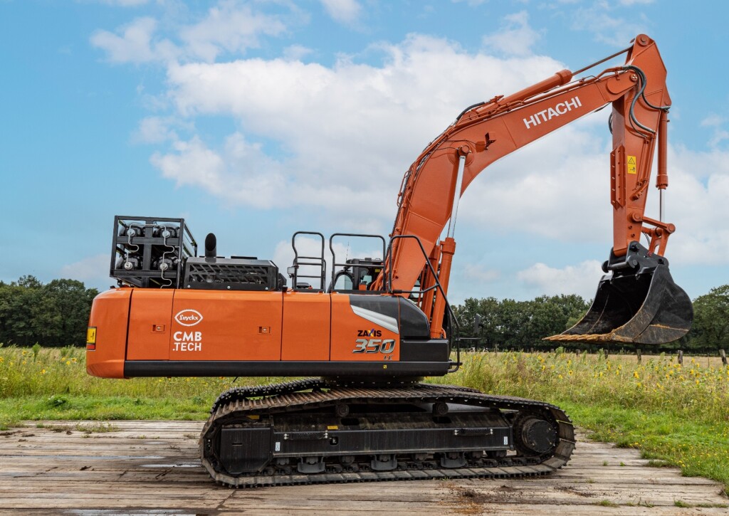 世界上第一臺氫動力雙燃料挖掘機 世界上第一臺氫動力雙燃料挖掘機