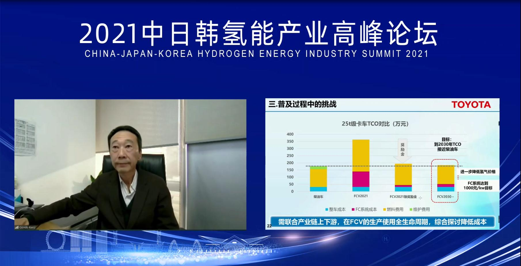 豐田權(quán)藤憲治:豐田在中國(guó)燃料電池技術(shù)普及上所作的努力和貢獻(xiàn) 豐田權(quán)藤憲治:豐田在中國(guó)燃料電池技術(shù)普及上所作的努力和貢獻(xiàn)