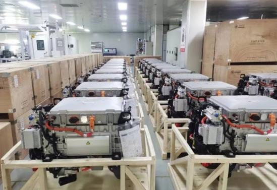 申能戰略投資鯤華，鯤華氫燃料發動機批量下線和發貨儀式舉行