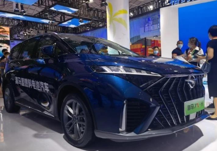 海馬7X-H實車現身，氫燃料電池MPV