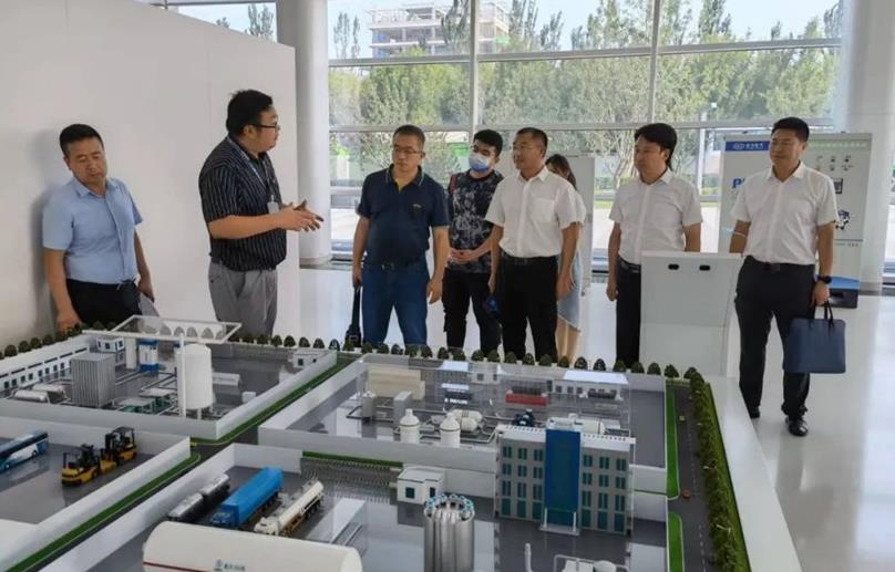 于久彥帶隊赴北京考察學習氫能產業